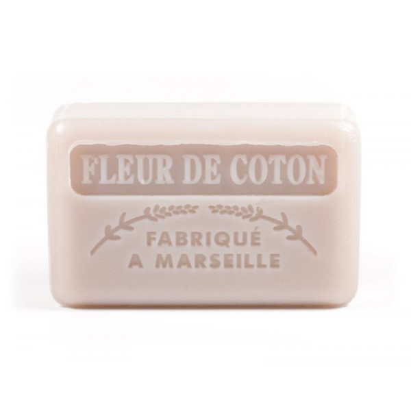 Savonnette Marseillaise Fleur de coton - 125g 