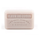 Savonnette Marseillaise Fleur de coton - 125g 