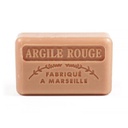 Savonnette Marseillaise Argile rouge - 125g 