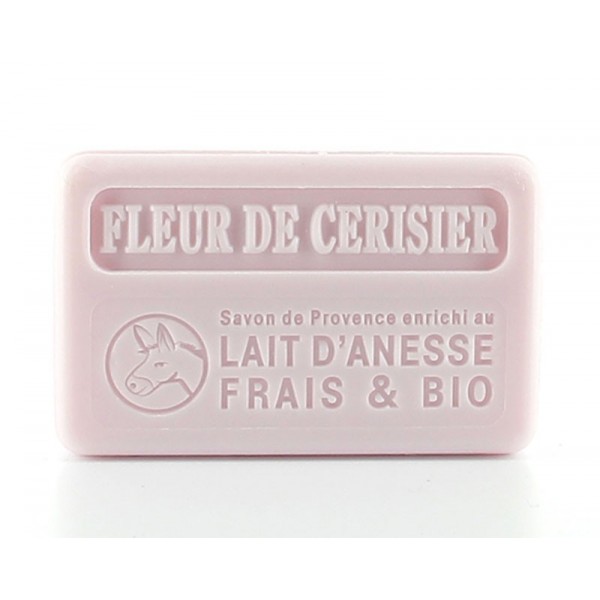 Savon fleur de cerisier au lait d'ânesse Frais &amp; BIO - 100g 