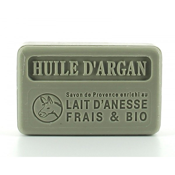 Savon huile d'argan au lait d'ânesse Frais &amp; BIO - 100g 