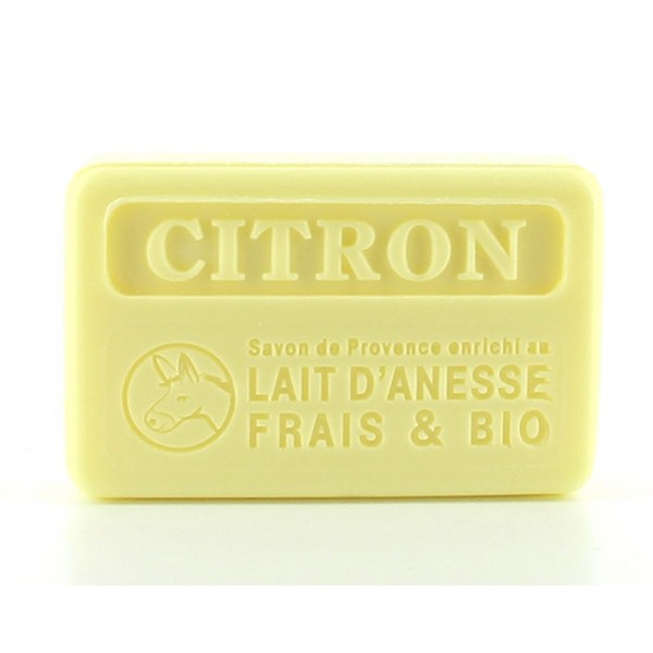 Savon citron au lait d'ânesse Frais &amp; BIO - 100g 