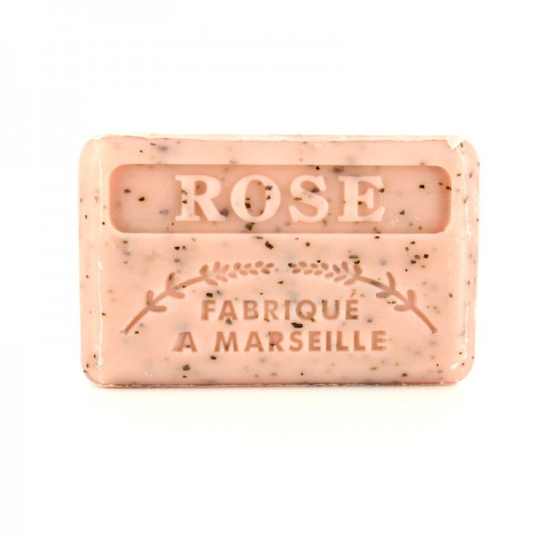 Savonnette Marseillaise Rose broyée - 125g