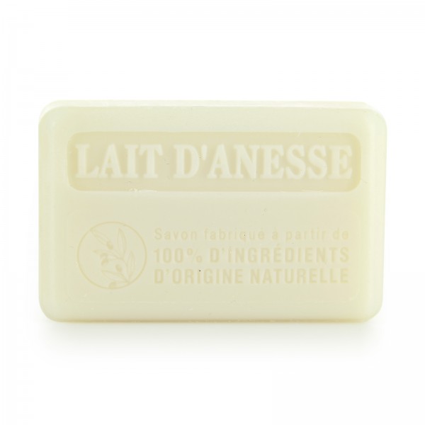 Savonnette Marseillaise 100% nature Lait d'ânesse - 125g