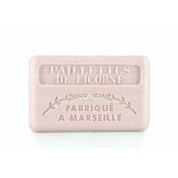 [SAVLICORNE] Savonnette Marseillaise Paillette de Licorne - 125g   