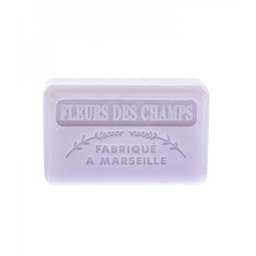 [SAVFLRCHAMPS] Savonnette Marseillaise Fleur des Champs - 125g 