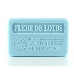 [SAVANESSEFLRLOTUS] Savon fleur de lotus au lait d'ânesse Frais &amp; BIO - 100g 