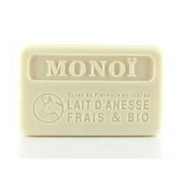 [SAVANESSEMONOI] Savon monoï au lait d'ânesse Frais &amp; BIO - 100g 