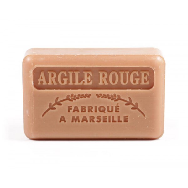 Savonnette Marseillaise Argile rouge - 125g 