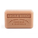Savonnette Marseillaise Argile rouge - 125g 