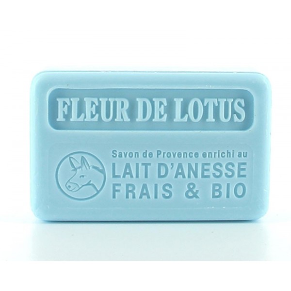 Savon fleur de lotus au lait d'ânesse Frais &amp; BIO - 100g 