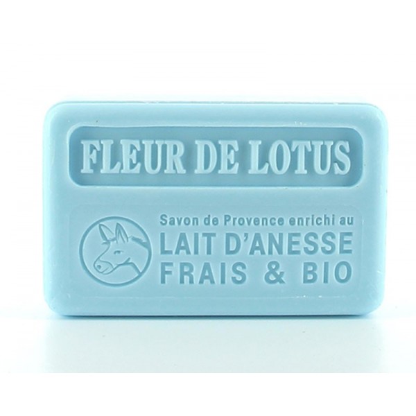 Savon fleur de lotus au lait d'ânesse Frais &amp; BIO - 100g 