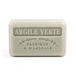 [SAVARGVERTE] Savonnette Marseillaise Argile verte - 125g 