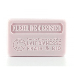 [SAVANESSEFLRCERISE] Savon fleur de cerisier au lait d'ânesse Frais &amp; BIO - 100g 