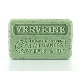 [SAVANESSEVERVEINE] Savon verveine exfoliant au lait d'ânesse Frais &amp; BIO - 100g 